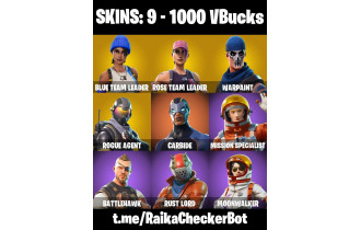 UNIQUE - OG STW, Take The L [9 Skins, 1000 Vbucks, 6 Axes, 8 Emotes, 10 Gliders and MORE!]