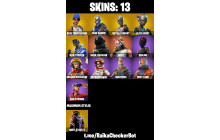 UNIQUE - Blue Squire,  Take The L  [13 Skins, 13 Axes, 32 Emotes, 21 Gliders and MORE!]