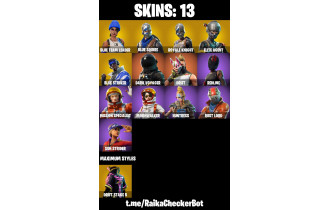 UNIQUE - Blue Squire,  Take The L  [13 Skins, 13 Axes, 32 Emotes, 21 Gliders and MORE!]