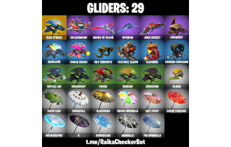 UNIQUE -  Blue Team Leader ,  Prodigy  [32 Skins, 400 Vbucks, 21 Axes, 32 Emotes, 29 Gliders and MORE!]