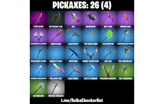 UNIQUE - Dark Voyager, Take The L  [31 Skins, 26 Axes, 30 Emotes, 22 Gliders and MORE!]