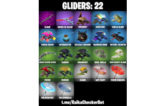 UNIQUE - Dark Voyager, Take The L  [31 Skins, 26 Axes, 30 Emotes, 22 Gliders and MORE!]