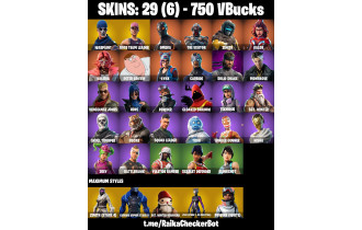 UNIQUE -  Peter Griffin, Valor [28 Skins, 750 Vbucks, 23 Axes, 34 Emotes, 28 Gliders and MORE!]