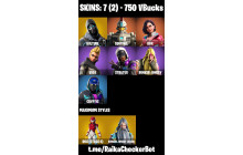 UNIQUE - Vulture,  Rox  [7 Skins, 750 Vbucks, 10 Axes, 15 Emotes, 16 Gliders and MORE!]