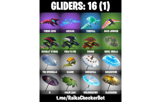 UNIQUE - Vulture,  Rox  [7 Skins, 750 Vbucks, 10 Axes, 15 Emotes, 16 Gliders and MORE!]