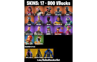 UNIQUE - Drift,  Omega  [17 Skins, 800 Vbucks, 16 Axes, 24 Emotes, 26 Gliders and MORE!]