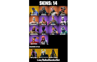 UNIQUE - Blue Striker,  Drift  [14 Skins, 10 Axes, 14 Emotes, 16 Gliders and MORE!]