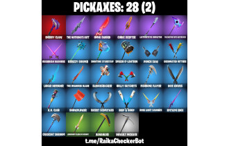 UNIQUE -  Paradigm (Reality-659) , Twyn  [21 Skins, 350 Vbucks, 28 Axes, 28 Emotes, 29 Gliders and MORE!]