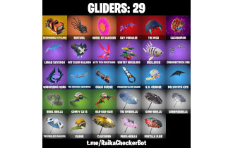 UNIQUE -  Paradigm (Reality-659) , Twyn  [21 Skins, 350 Vbucks, 28 Axes, 28 Emotes, 29 Gliders and MORE!]