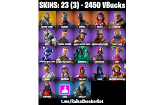 UNIQUE - Rogue Agent,  Take The L  [23 Skins, 2450 Vbucks, 18 Axes, 29 Emotes, 16 Gliders and MORE!]