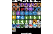 UNIQUE - Carbide,  Take The L  [6 Skins, 200 Vbucks, 6 Axes, 12 Emotes,  Level, 10 Gliders and MORE!]