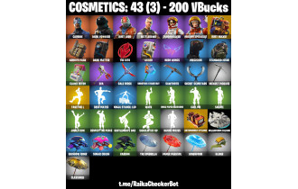 UNIQUE - Carbide,  Take The L  [6 Skins, 200 Vbucks, 6 Axes, 12 Emotes,  Level, 10 Gliders and MORE!]