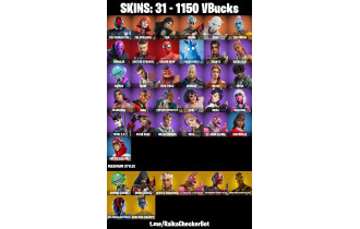 UNIQUE -  Spider-Man,  The Foundation  [31 Skins, 1150 Vbucks, 45 Axes, 37 Gliders and MORE!]