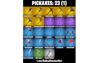 UNIQUE - Axehammer, Ronin  [16 Skins, 830 Vbucks, 23 Axes, 14 Emotes, 15 Gliders and MORE!]