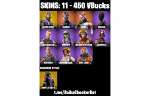 UNIQUE - Rogue Agent, Take The L [11 Skins, 450 Vbucks, 8 Axes, 13 Emotes, 13 Gliders and MORE!]