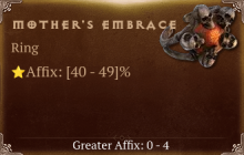 Mother's Embrace [ ⭐️ Affix: HIGH ROLL]