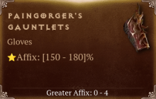 Paingorger's Gauntlets [ ⭐️ Affix: HIGH ROLL]