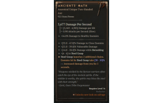 Ancients' Oath [ ⭐️ Affix: HIGH ROLL]