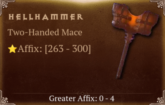 Hellhammer [ ⭐️ Affix: HIGH ROLL]