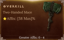 Overkill [ ⭐️ Affix: MAX ROLL]