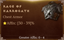 Rage of Harrogath [ ⭐️ Affix: HIGH ROLL]