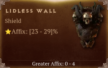 Lidless Wall [ ⭐️ Affix: HIGH ROLL]