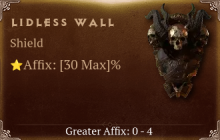 Lidless Wall [ ⭐️ Affix: MAX ROLL]