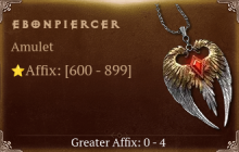 Ebonpiercer [ ⭐️ Affix: HIGH ROLL]