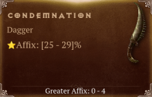 Condemnation [ ⭐️ Affix: HIGH ROLL]