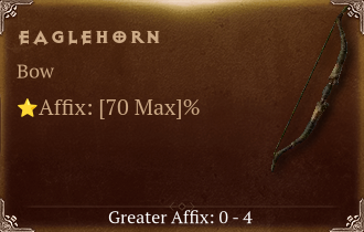 Eaglehorn [ ⭐️ Affix: MAX ROLL]