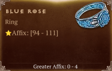 Blue Rose [ ⭐️ Affix: HIGH ROLL]