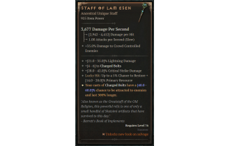 Staff of Lam Esen [ ⭐️ Affix: HIGH ROLL]