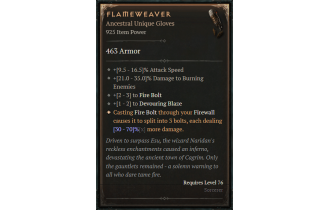 Flameweaver [ ⭐️ Affix: HIGH ROLL]