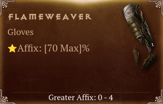 Flameweaver [ ⭐️ Affix: MAX ROLL]