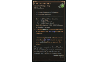 EarthBreaker [ ⭐️ Affix: HIGH ROLL]