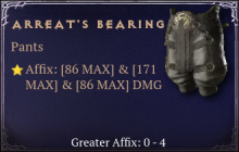 Arreat's Bearing [ ⭐️ Affix: MAX ROLL]