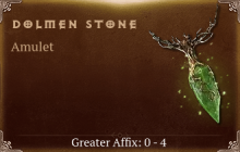 Dolmen Stone [ ⭐️ Affix: HIGH ROLL]