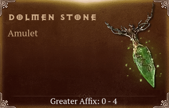 Dolmen Stone [ ⭐️ Affix: HIGH ROLL]