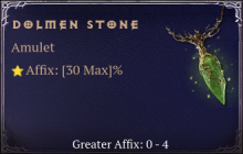 Dolmen Stone [ ⭐️ Affix: MAX ROLL]