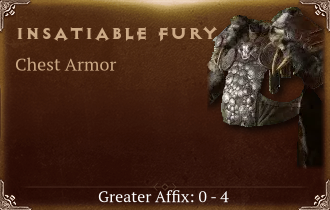 Insatiable Fury [ ⭐️ Affix: HIGH ROLL]