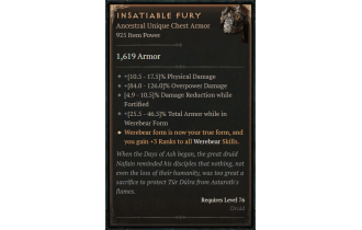 Insatiable Fury [ ⭐️ Affix: MAX ROLL]