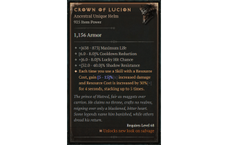 Crown of Lucion [ ⭐️ Affix: HIGH ROLL]