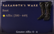 Rakanoth's Wake [ ⭐️ Affix: HIGH ROLL]