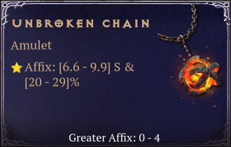 Unbroken Chain [ ⭐️ Affix: HIGH ROLL]