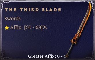 The Third Blade [ ⭐️ Affix: HIGH ROLL]