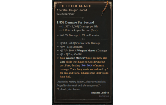 The Third Blade [ ⭐️ Affix: HIGH ROLL]