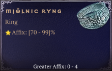 MjÖlnic Ryng [ ⭐️ Affix: HIGH ROLL]