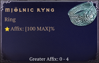 MjÖlnic Ryng [ ⭐️ Affix: MAX ROLL]