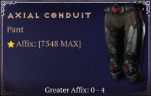 Axial Conduit [ ⭐️ Affix: MAX ROLL]