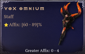 Vox Omnium [ ⭐️ Affix: HIGH ROLL]